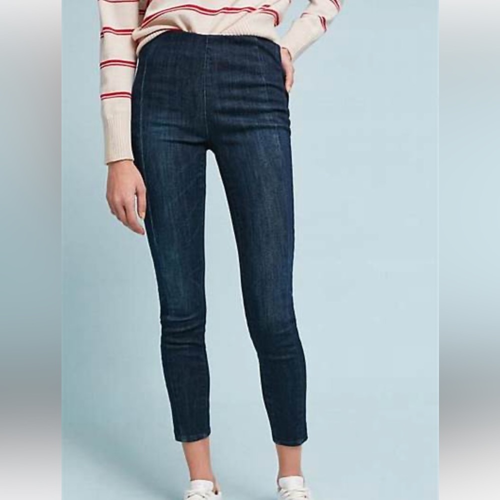 Pilcro and the letterpress high rise performance denim legging